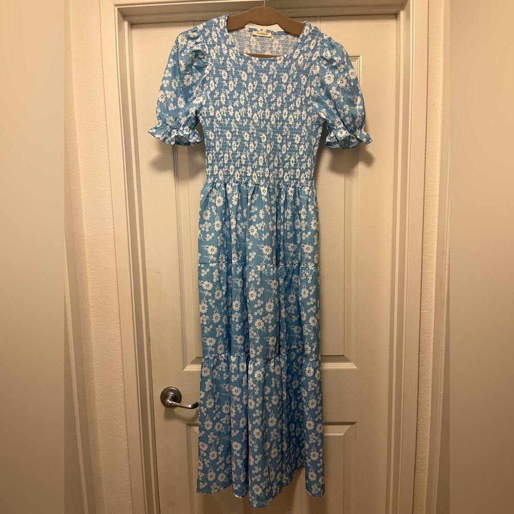 Shop Henly Blue Floral Dress